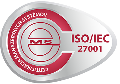 vzor certifikačnej známy ISO 27001 od CeMS