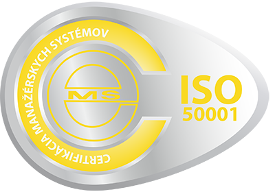 vzor certifikačnej známky ISO 50001 od CeMS