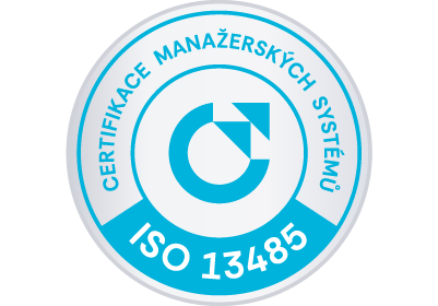 vzor certifikačnej známky ISO 13485 od CeMS