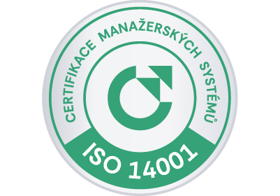 vzor certifikační známky ISO 14001 od CeMS