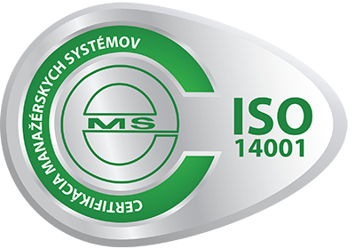 vzor certifikačnej známky ISO 14001 od CeMS