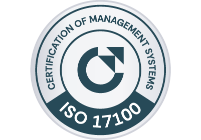 Zertifizierungsmarke ISO 17100 cems