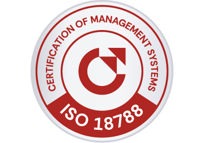 Zertifizierungsmarke ISO 18788 cems