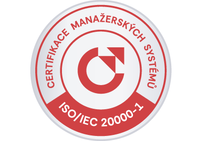 vzor certifikačnej známky ISO 20000-1 od CeMS