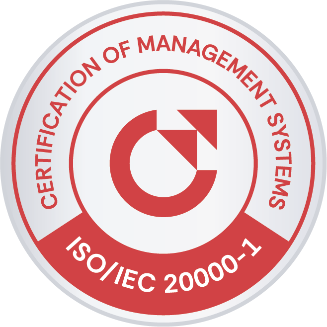 certification mark ISO 20000-1 by CeMS