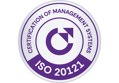 Zertifizierungsmarke ISO 20121 cems