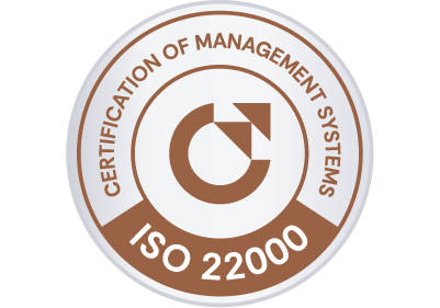 Zertifizierungsmarke ISO 22000 cems