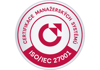 vzor certifikačnej známy ISO 27001 od CeMS