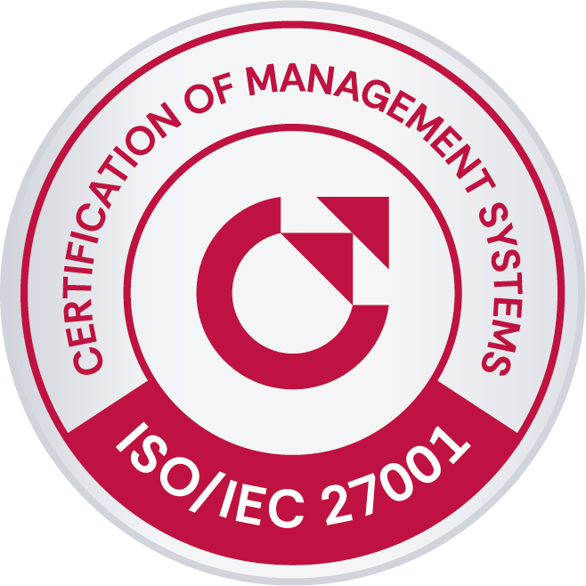 certification mark ISO/IEC 27001 by CeMS