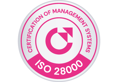 Zertifizierungsmarke ISO 28000 cems