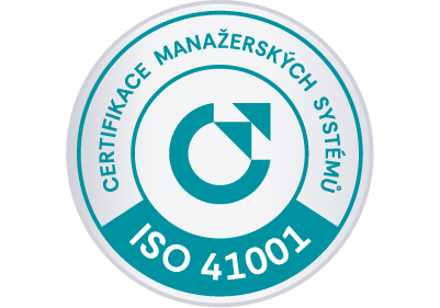 vzor certifikačnej známky ISO 41001 od CeMS