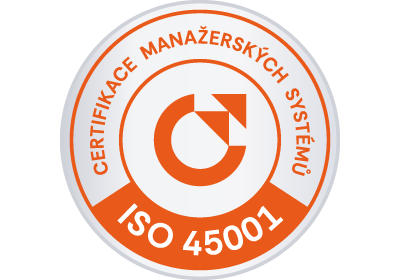 vzor certifikačnej známky ISO 45001 od CeMS