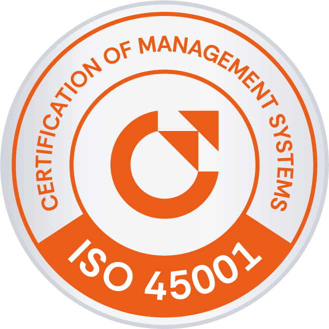 certification mark ISO 45001 by CeMS