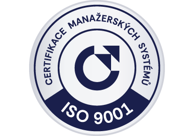 vzor certifikačnej známky ISO 9001 od CeMS