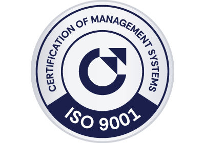 Zertifizierungsmarke ISO 9001 cems