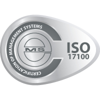 certification mark ISO 17100 by CeMS