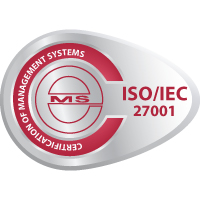 certification mark ISO/IEC 27001 by CeMS