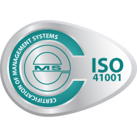 vzor certifikačnej známky ISO 41001 od CeMS