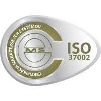 vzor certifikační známky ISO 37002 od CeMS