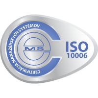 vzor certifikačnej známky ISO 10006 od CeMS