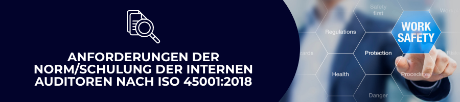 Anforderungen der Norm ISO 45001:2018