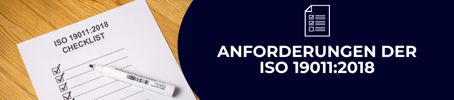 Anforderungen der ISO 19011:2018